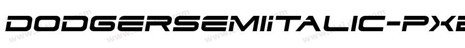 DodgerSemiItalic-pXE1字体转换