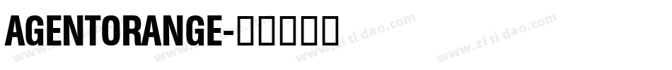 AGENTORANGE字体转换