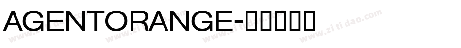 AGENTORANGE字体转换