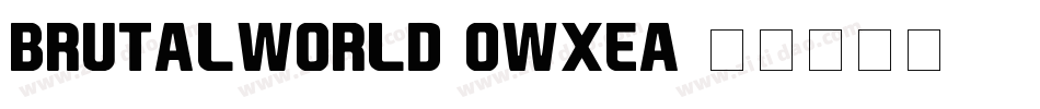 Brutalworld-owxEa字体转换