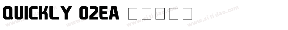 Quickly-o2Ea字体转换