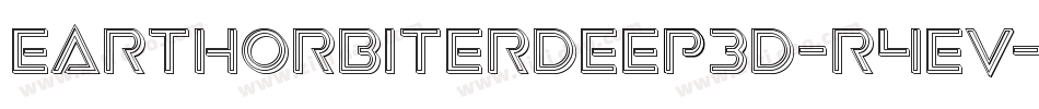 EarthOrbiterDeep3D-R4EV字体转换
