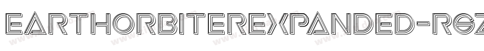 EarthOrbiterExpanded-r6Zx字体转换