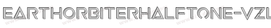 EarthOrbiterHalftone-vzlZ字体转换