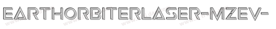 EarthOrbiterLaser-mzeV字体转换