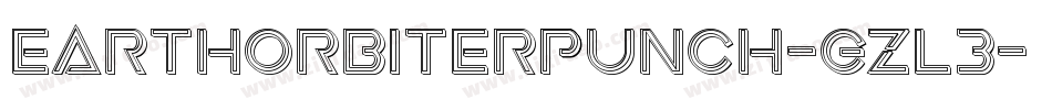 EarthOrbiterPunch-gzL3字体转换