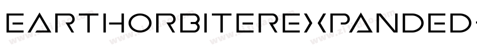EarthOrbiterExpanded-r6Zx字体转换