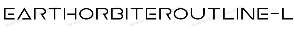EarthOrbiterOutline-Ld0y字体转换