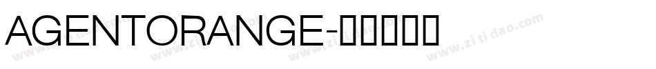 AGENTORANGE字体转换
