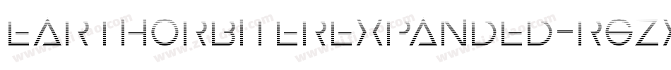 EarthOrbiterExpanded-r6Zx字体转换