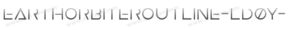 EarthOrbiterOutline-Ld0y字体转换