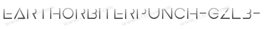 EarthOrbiterPunch-gzL3字体转换