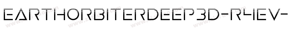EarthOrbiterDeep3D-R4EV字体转换