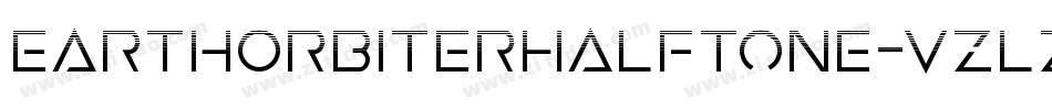 EarthOrbiterHalftone-vzlZ字体转换