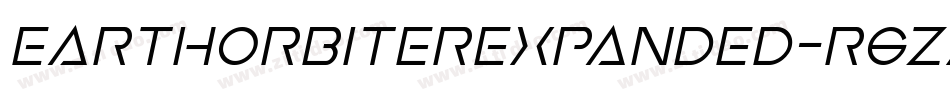 EarthOrbiterExpanded-r6Zx字体转换