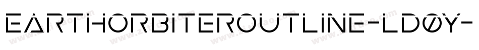 EarthOrbiterOutline-Ld0y字体转换