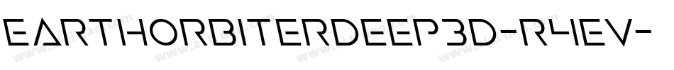 EarthOrbiterDeep3D-R4EV字体转换