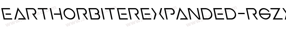 EarthOrbiterExpanded-r6Zx字体转换