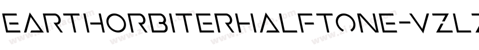 EarthOrbiterHalftone-vzlZ字体转换