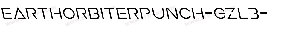 EarthOrbiterPunch-gzL3字体转换