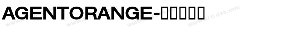 AGENTORANGE字体转换