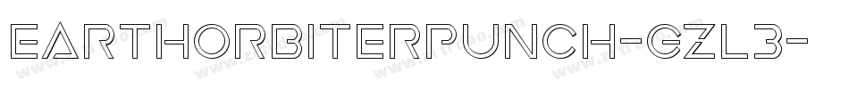 EarthOrbiterPunch-gzL3字体转换