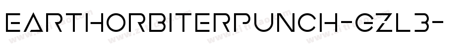 EarthOrbiterPunch-gzL3字体转换