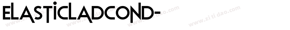elasticladcond字体转换