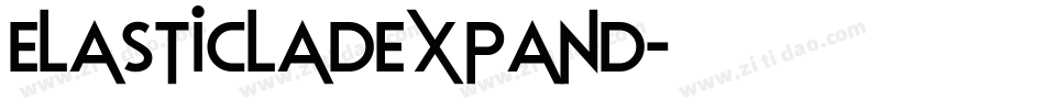elasticladexpand字体转换