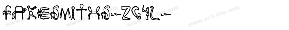 FakeSmiths-zG4l字体转换