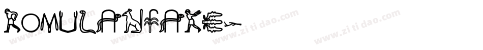 RomulanFake字体转换
