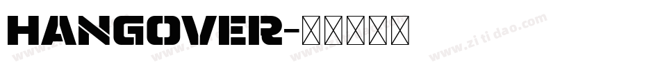 Hangover字体转换
