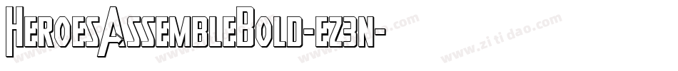 HeroesAssembleBold-ez3n字体转换