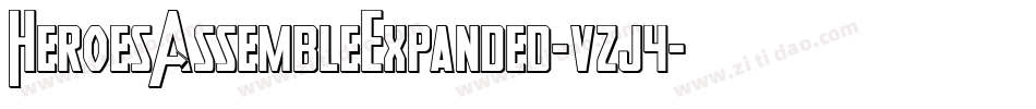 HeroesAssembleExpanded-vzj4字体转换