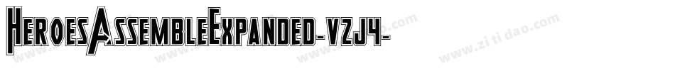 HeroesAssembleExpanded-vzj4字体转换
