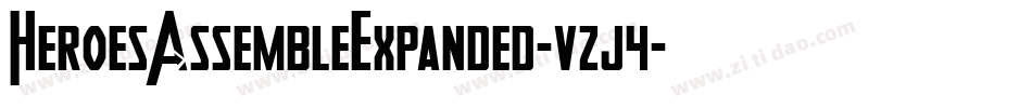 HeroesAssembleExpanded-vzj4字体转换