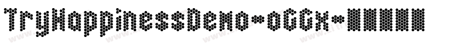 TryHappinessDemo-oGGx字体转换