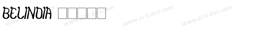 Belindia字体转换