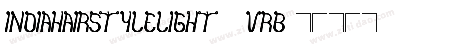 IndiaHairStyleLight-1VRB字体转换
