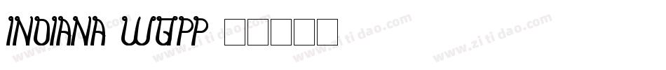 Indiana-wqpP字体转换