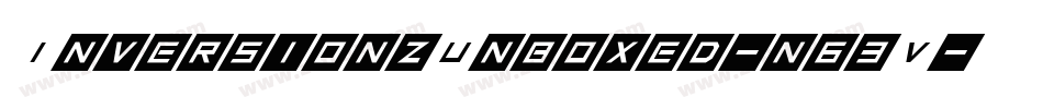 InversionzUnboxed-n63V字体转换