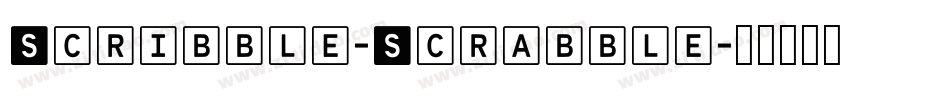 Scribble-Scrabble字体转换