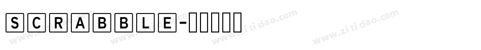 scrabble字体转换