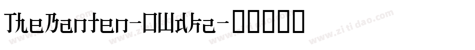 TheBanten-0WdKz字体转换