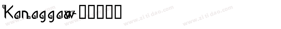 Kanaggawa字体转换