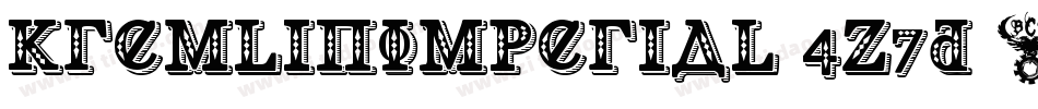 KremlinImperial-4Z7D字体转换