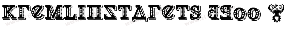KremlinStarets-DG00字体转换