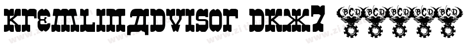 KremlinAdvisor-dKx7字体转换