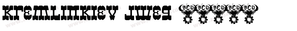 KremlinKiev-jWEG字体转换