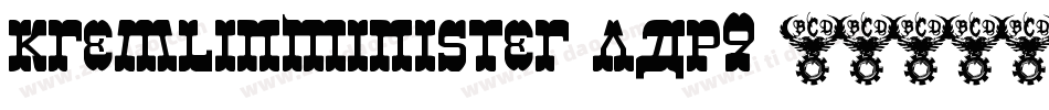 KremlinMinister-aAp9字体转换